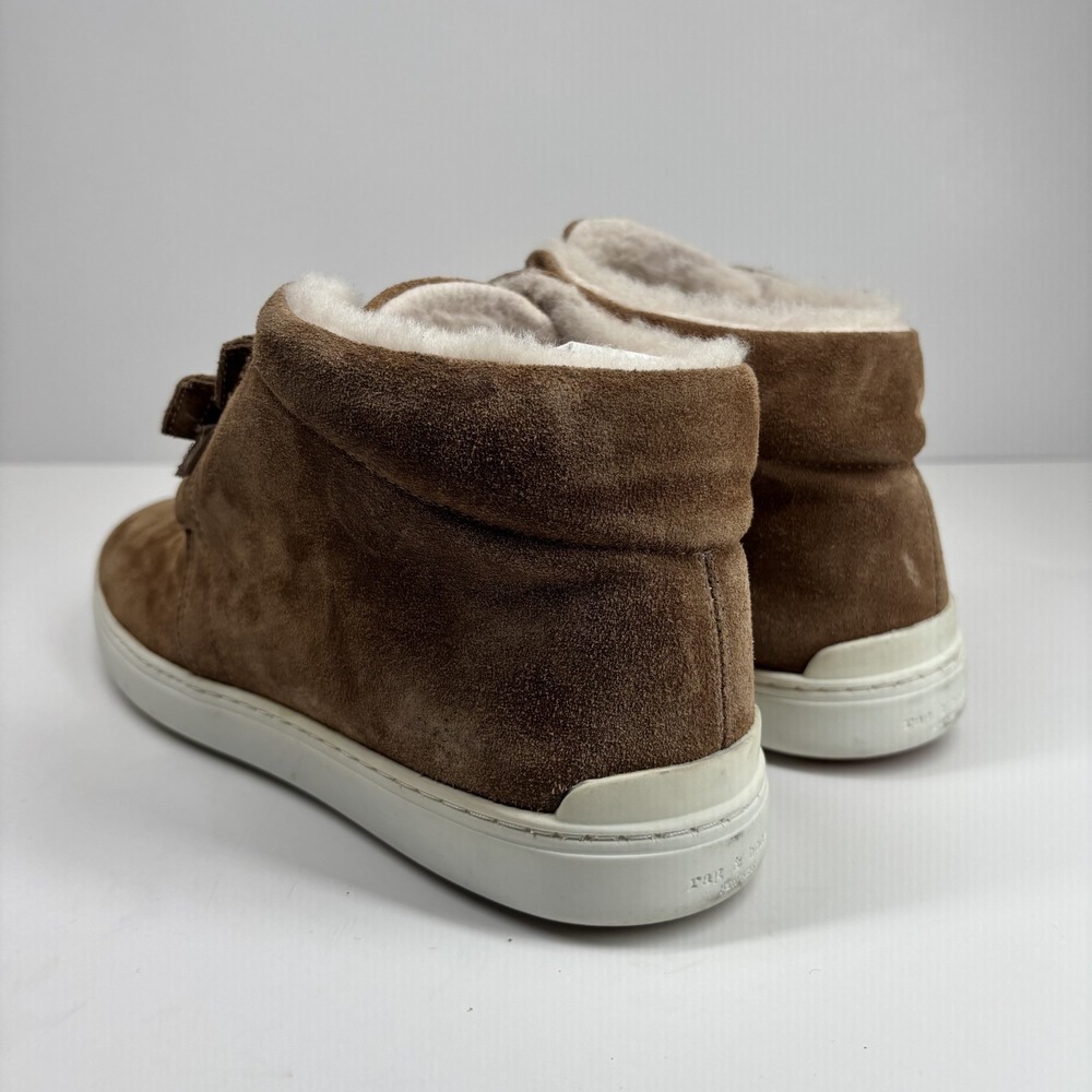 Rag & Bone Kent Desert Shearling Women's 9/39 Brown Suede ‎ Sneaker Booties - Picture 11 of 16